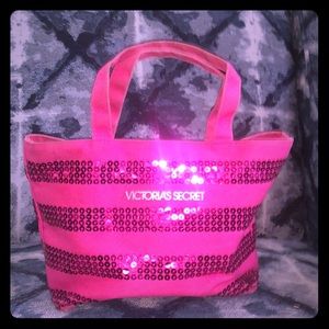 Victoria’s Secret Tiny Tote / Makeup Bag Sequins